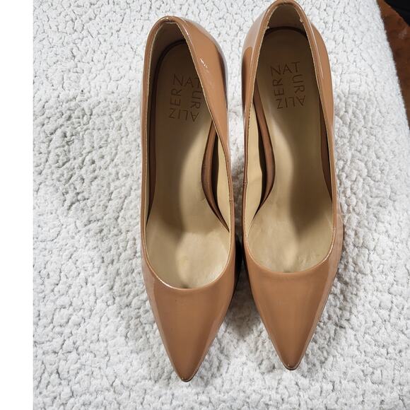 New   Naturalizer Anna Pump heels leather  taupe  size 7.5 M - Picture 1 of 8